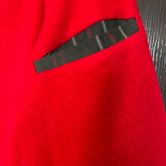 Vintage Polo Ralph Lauren Tartan Jacket Size XL Fleece Lined Red Navy Plaid‎ - Picture 9 of 12